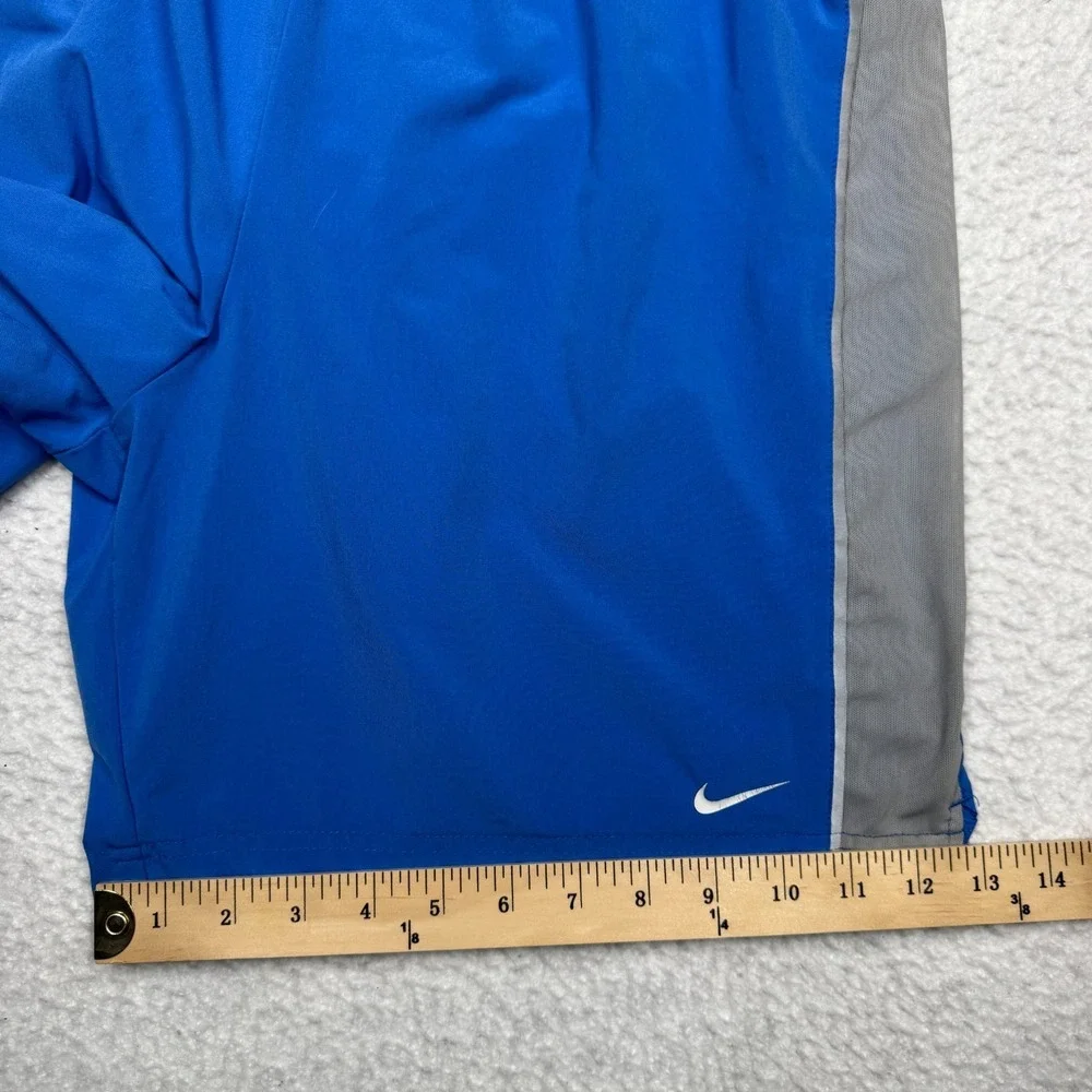 Nike‎ Dry Fit Running Shorts Blue with Liner Drawstring Performance Men's Size M